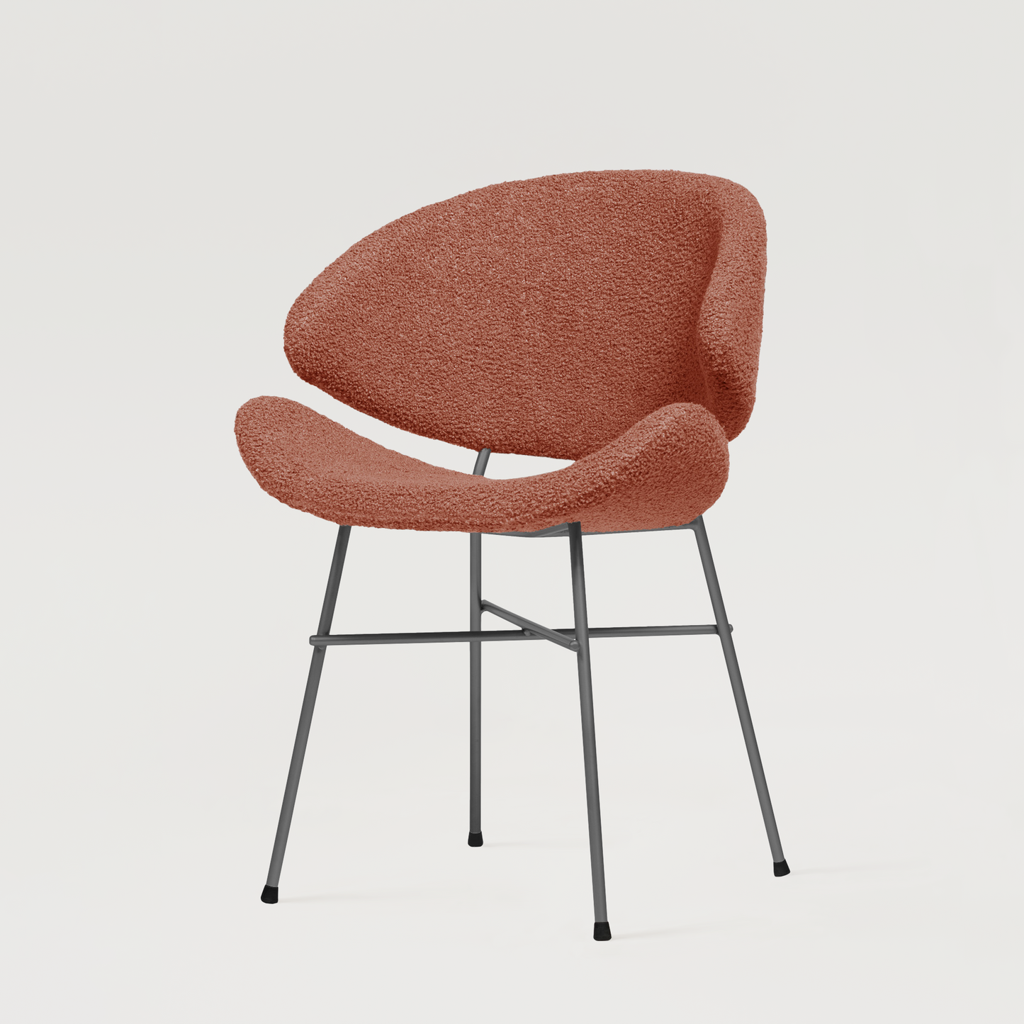 Chair Cheri Boucle - Brick Red