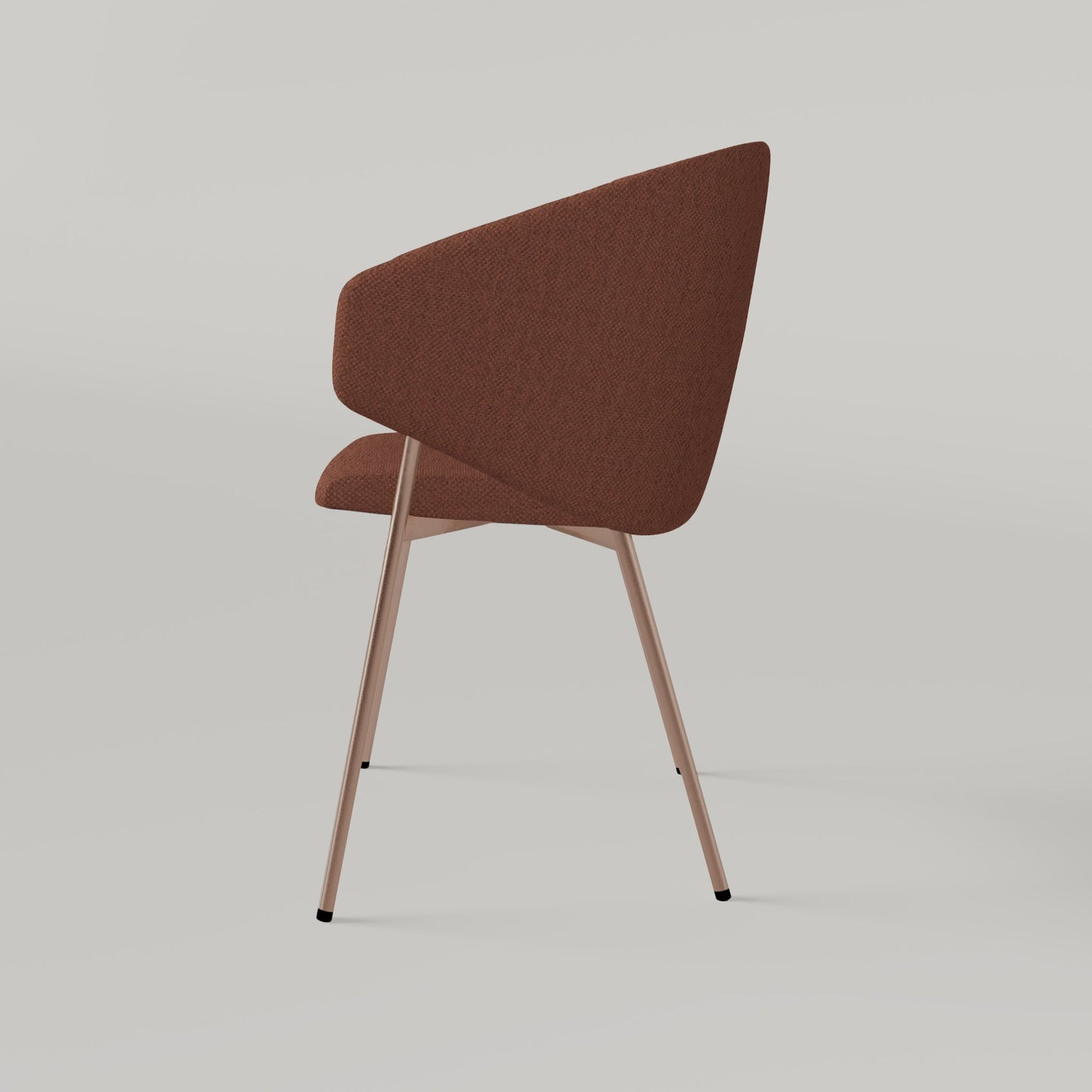 Chair Throne Alvaro Copper - Brick Red