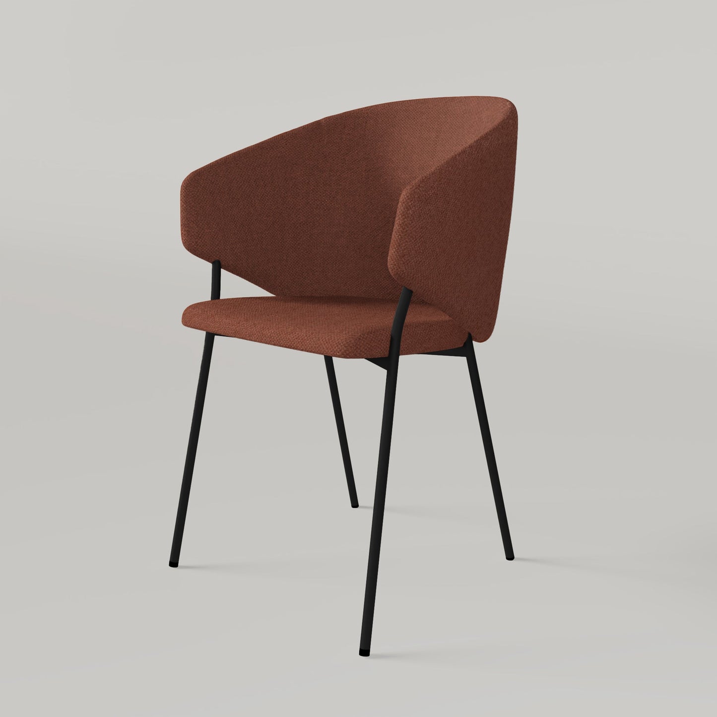 Chair Throne Alvaro - Brick Red