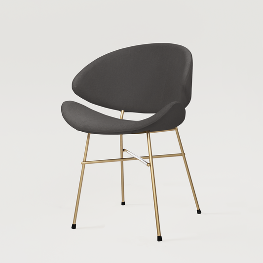 Chair Cheri Trend Gold - Dark Grey