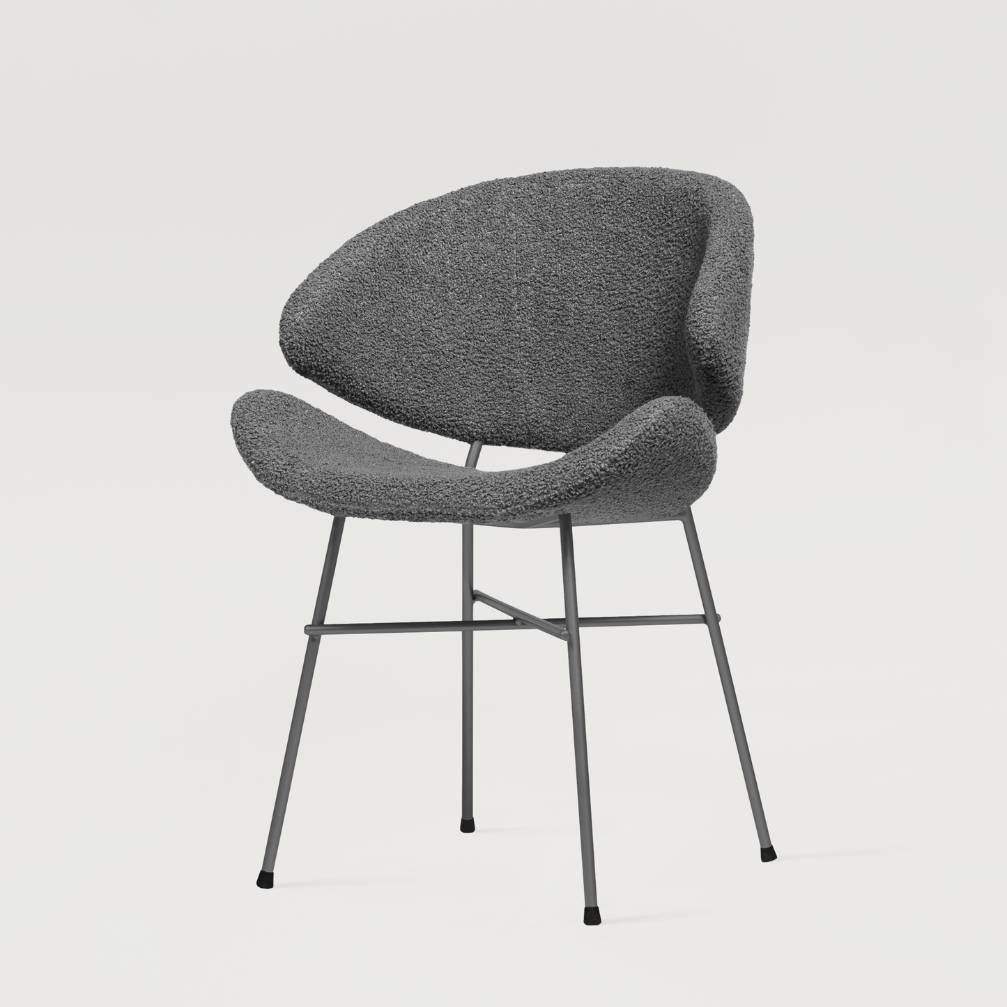 Chair Cheri Boucle - Dark Grey