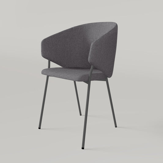 Chair Throne Alvaro Grey - Dark Grey