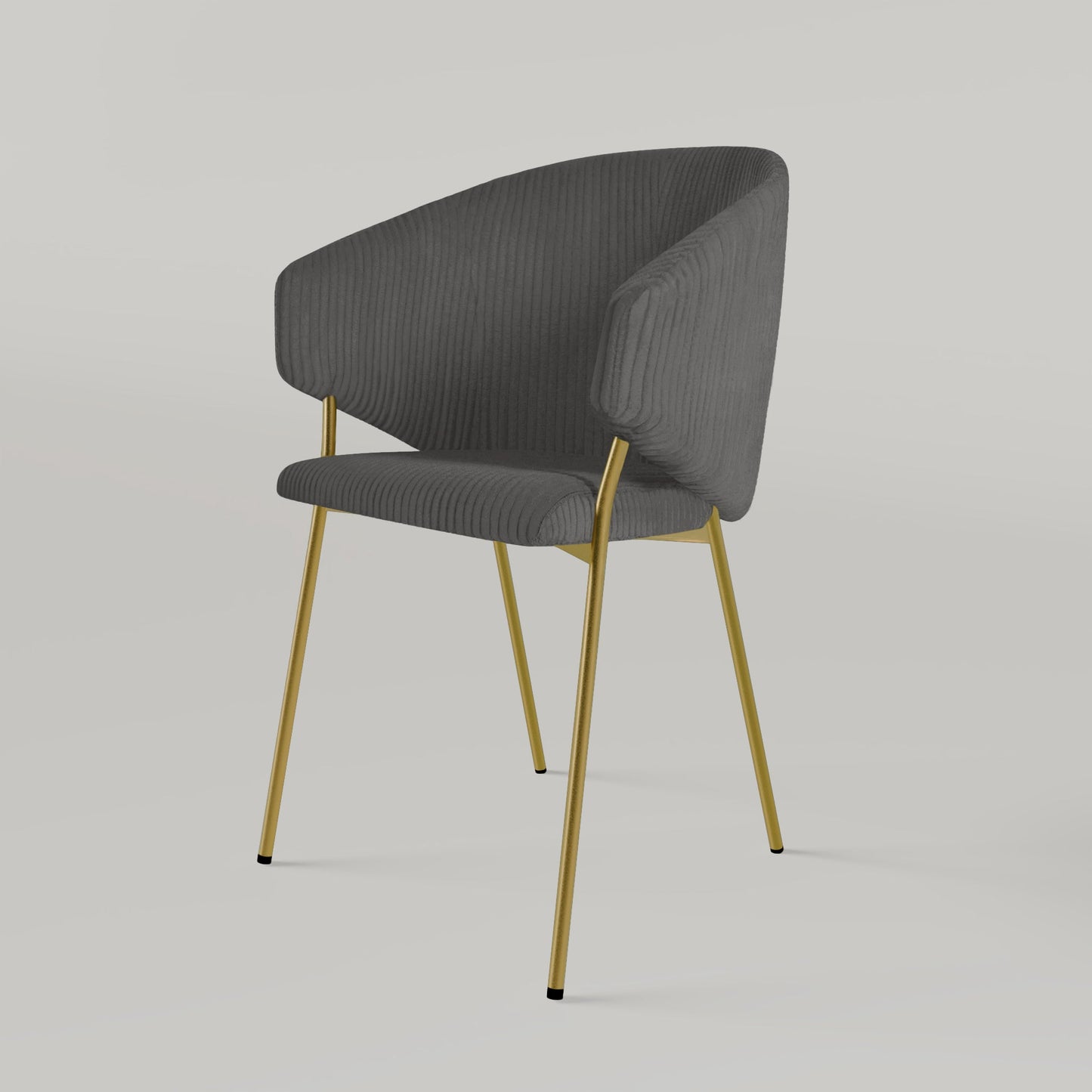 Chair Throne Cord Gold - Dark Grey