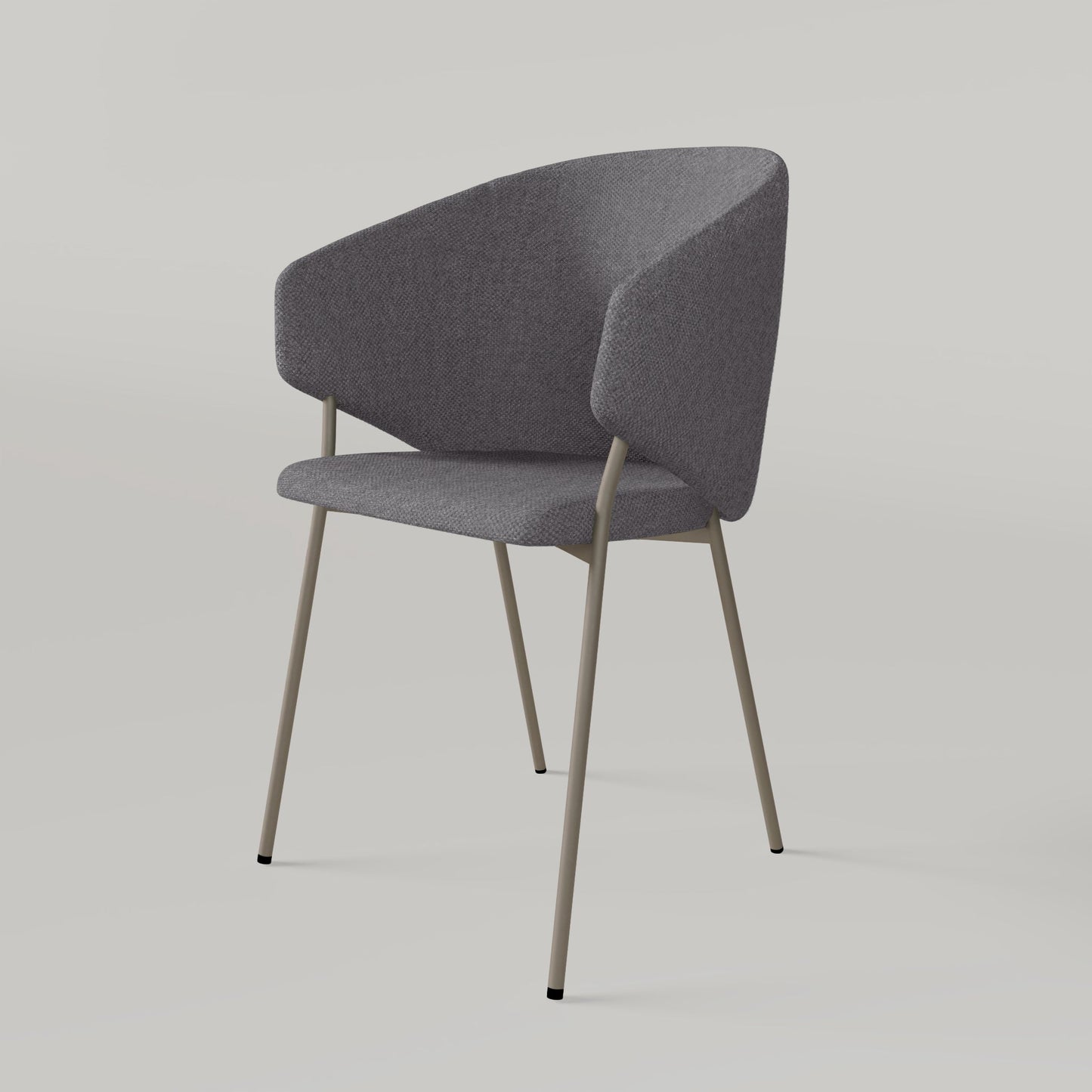 Chair Throne Alvaro Bronze - Dark Grey