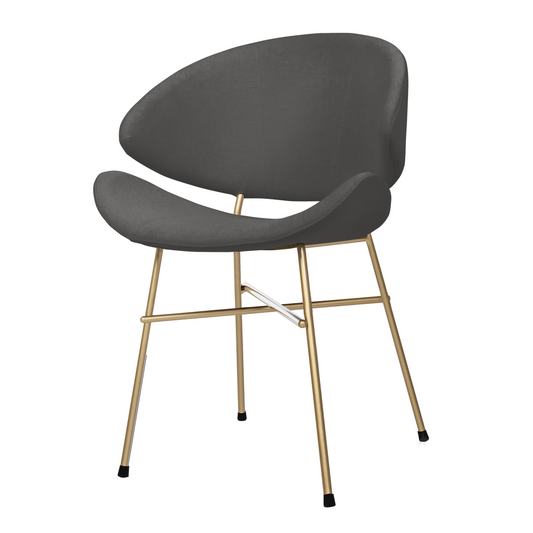 Chair Cheri Trend Gold - Dark Grey