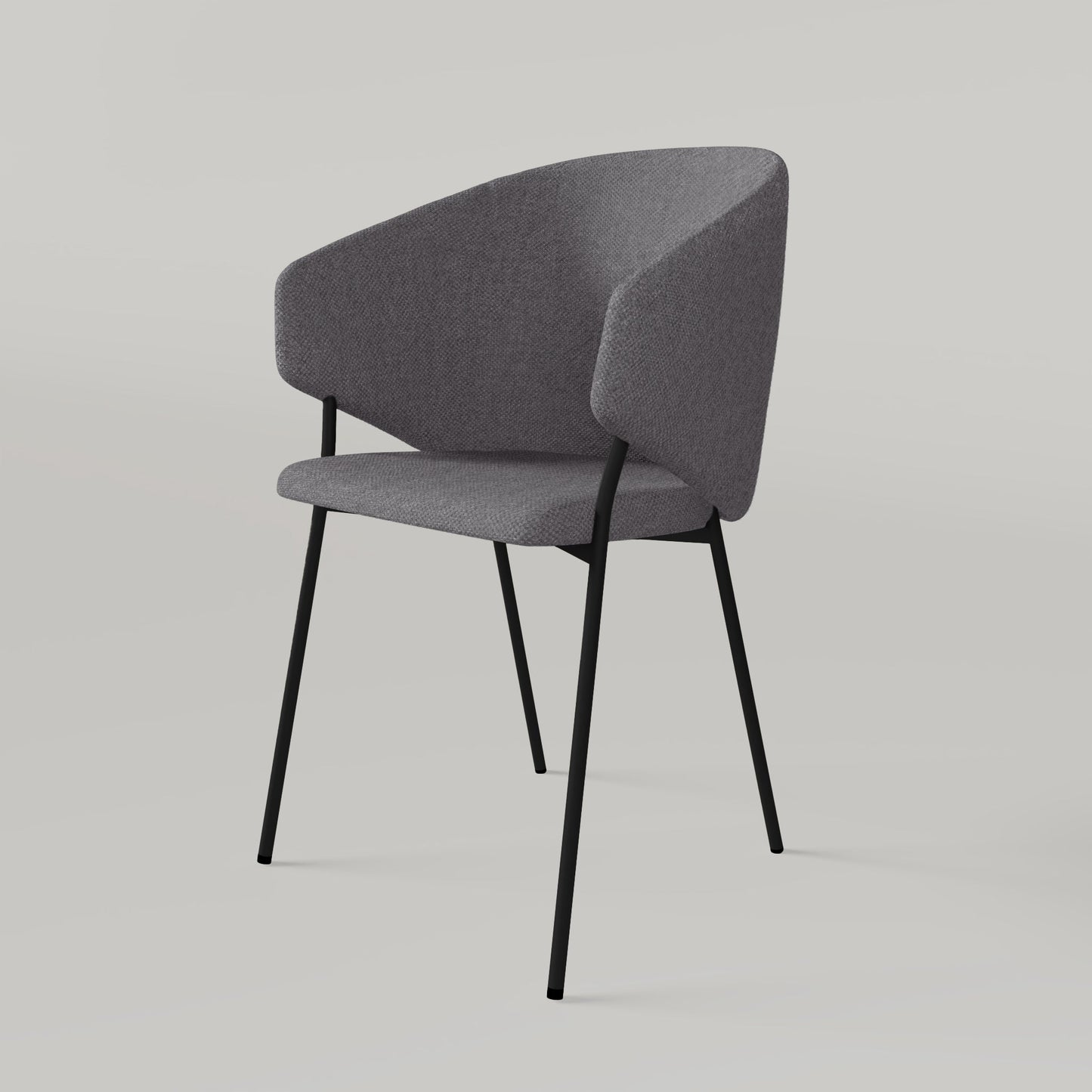 Chair Throne Alvaro - Dark Grey