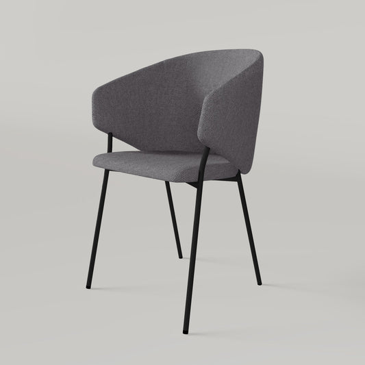 Chair Throne Alvaro - Dark Grey