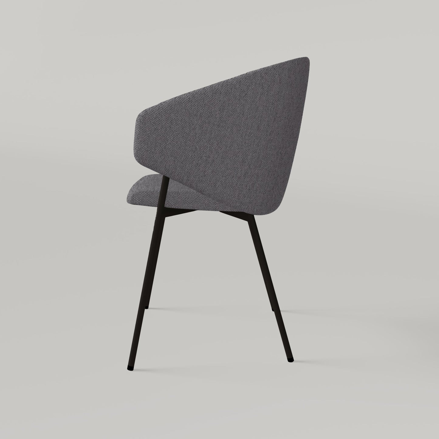 Chair Throne Alvaro - Dark Grey