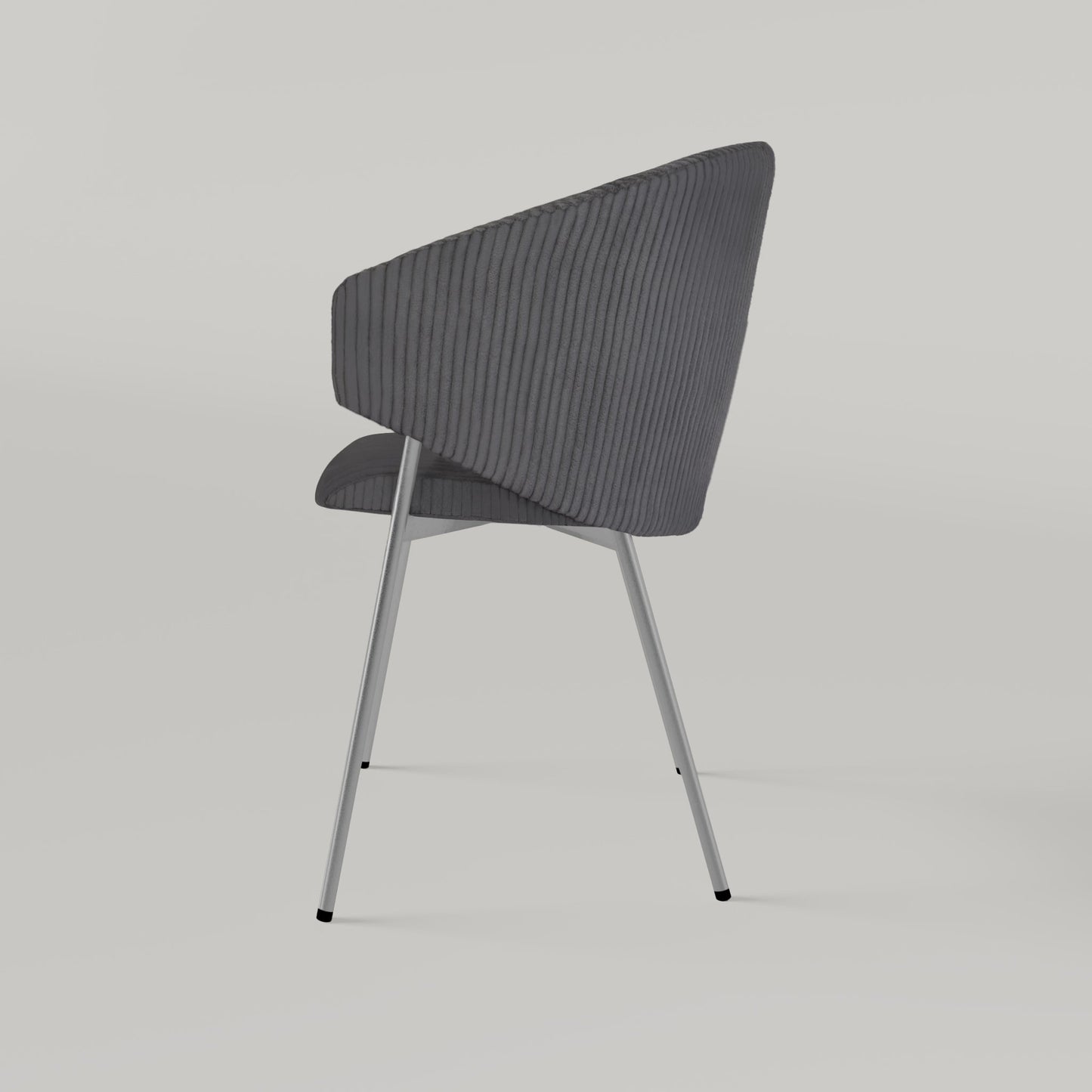Chair Throne Cord Chrome - Dark Grey