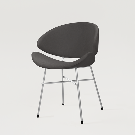 Chair Cheri Trend Chrome - Dark Grey