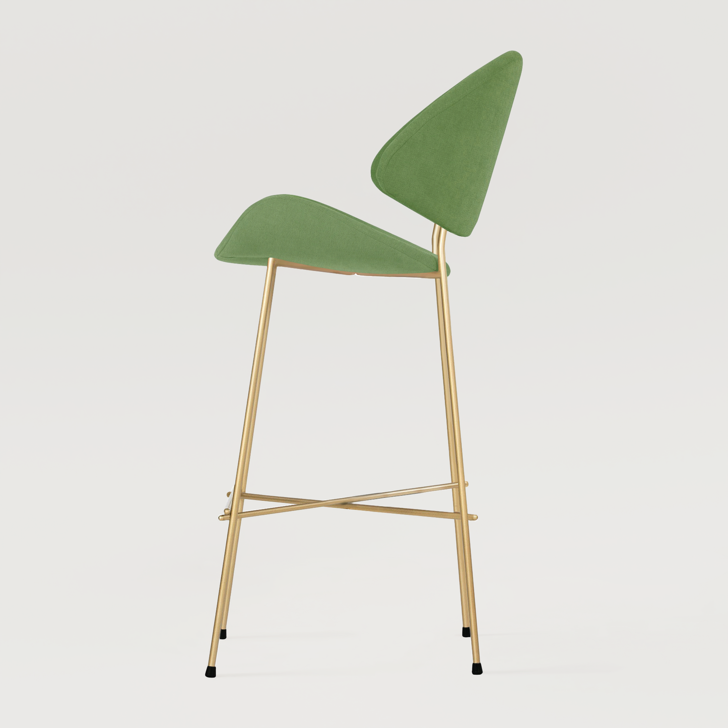 Bar stool Cheri Bar Trend Gold High - Dark Green