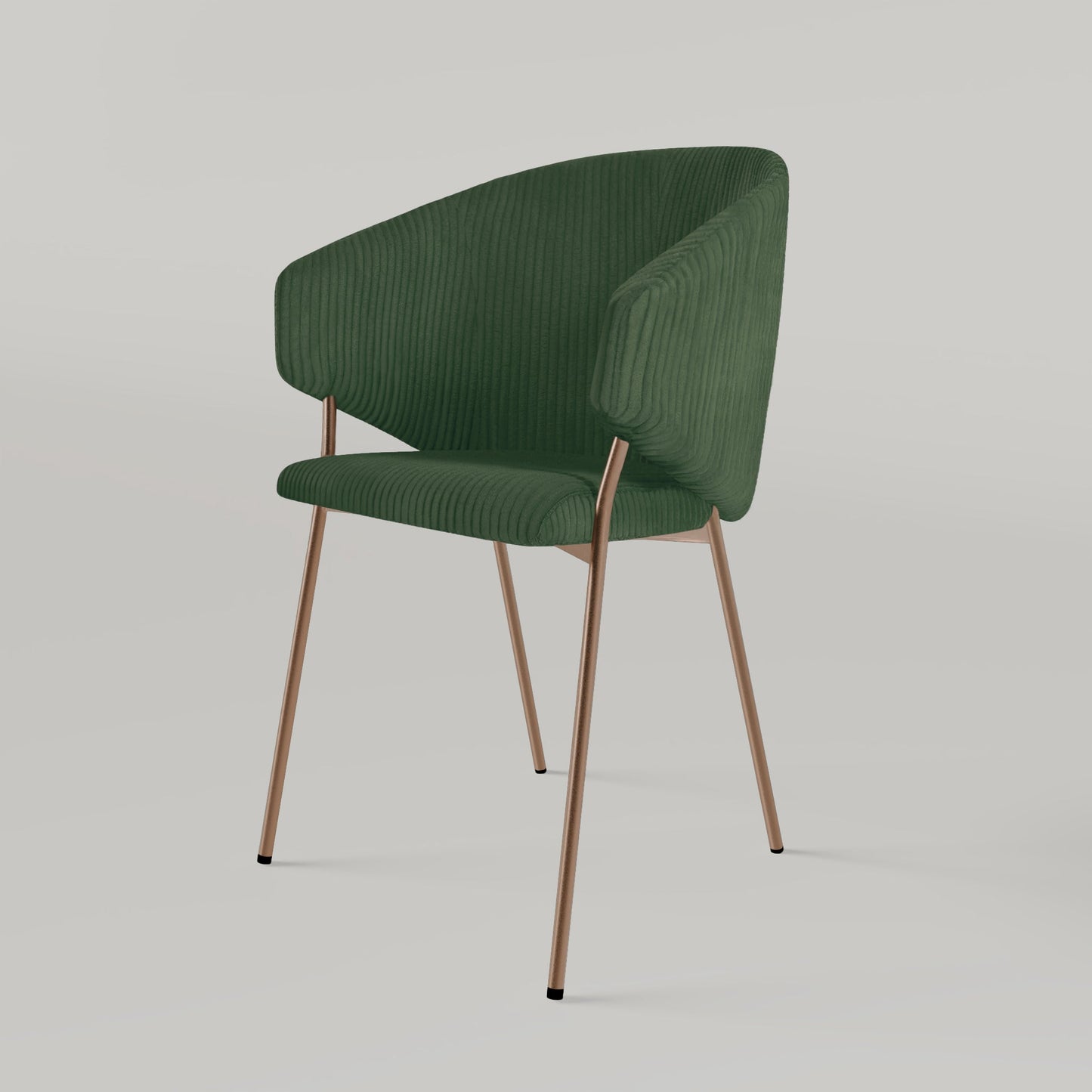 Chair Throne Cord Copper - Dark Green