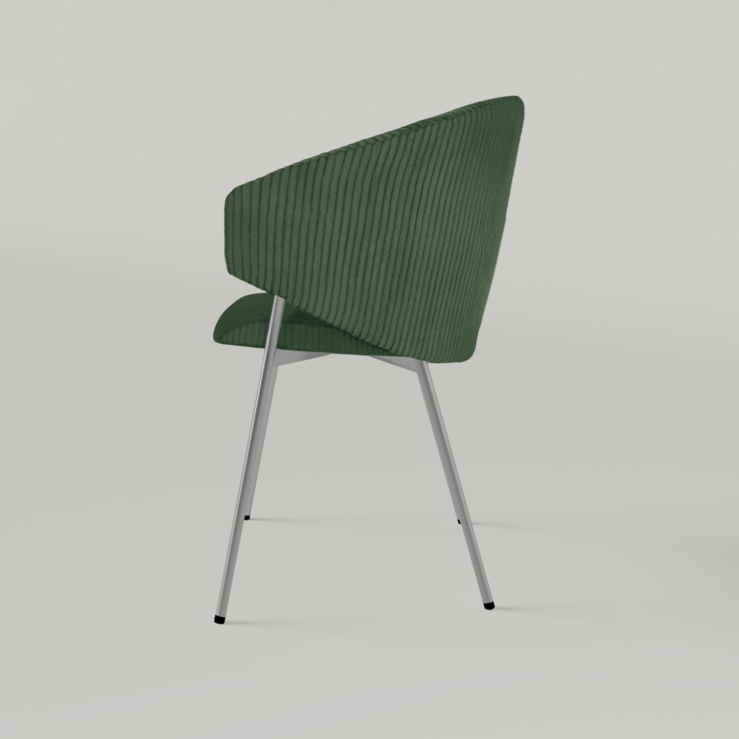 Chair Throne Cord Chrome - Dark Green