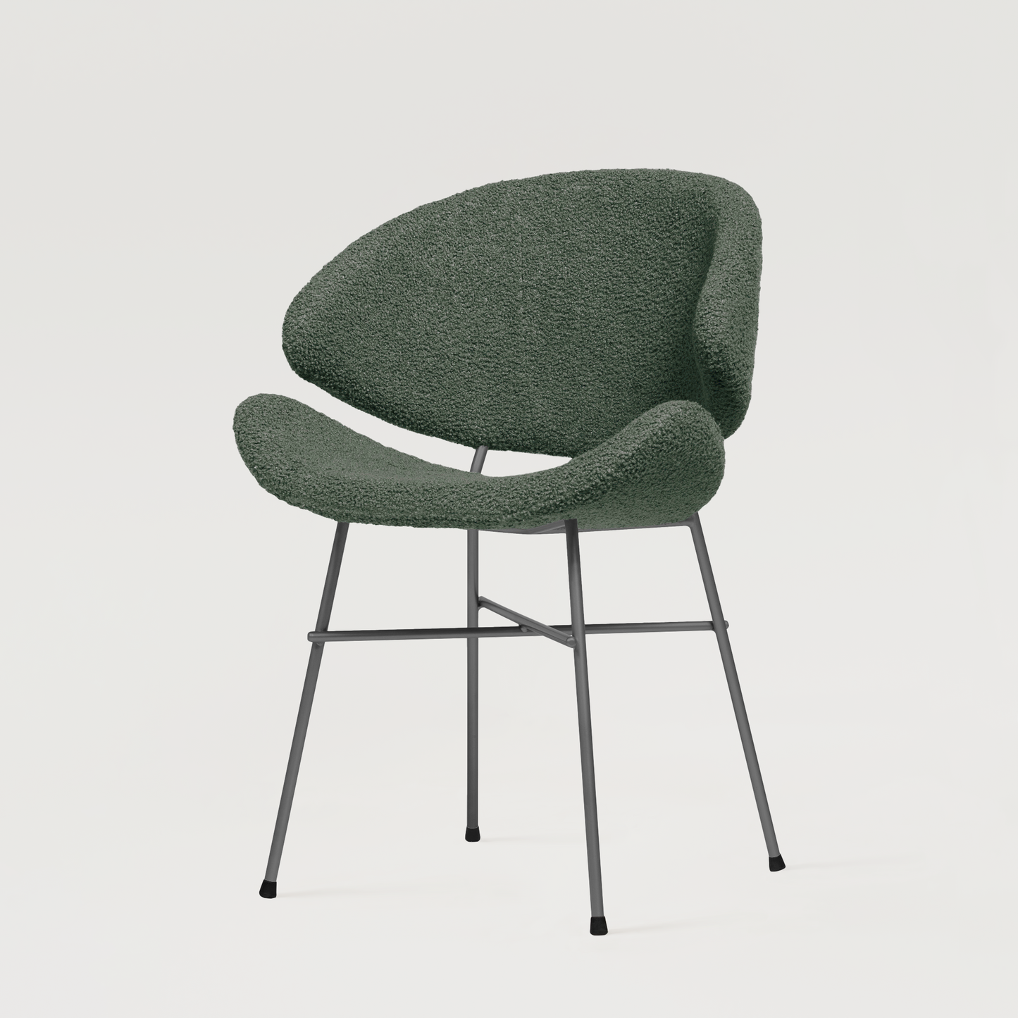 Chair Cheri Boucle - Dark Green