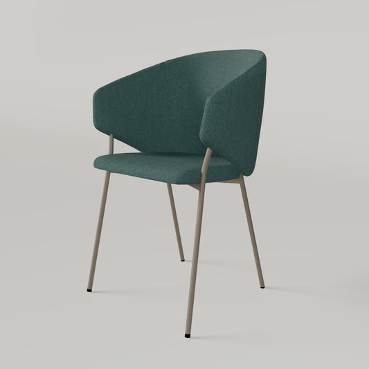 Chair Throne Alvaro Bronze - Turquoise