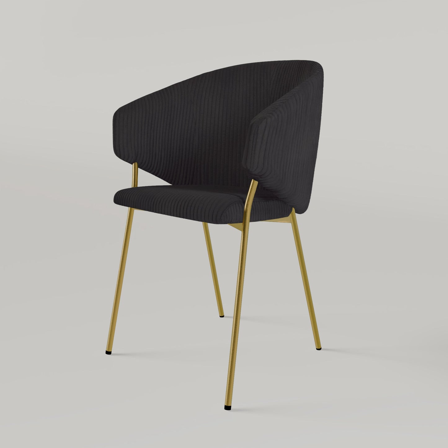Chair Throne Cord Gold - Black