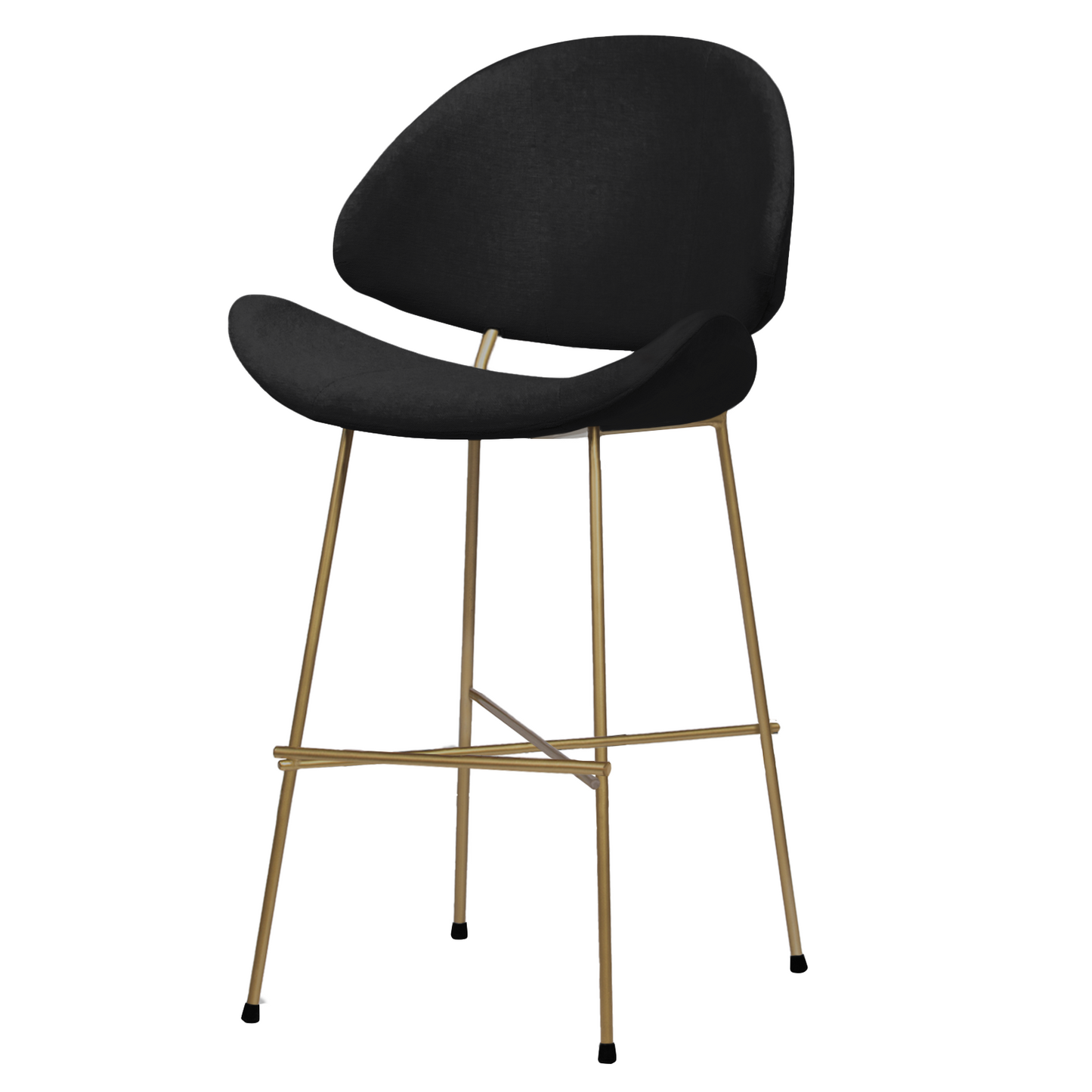 Bar stool Cheri Bar Trend Copper Low - Black