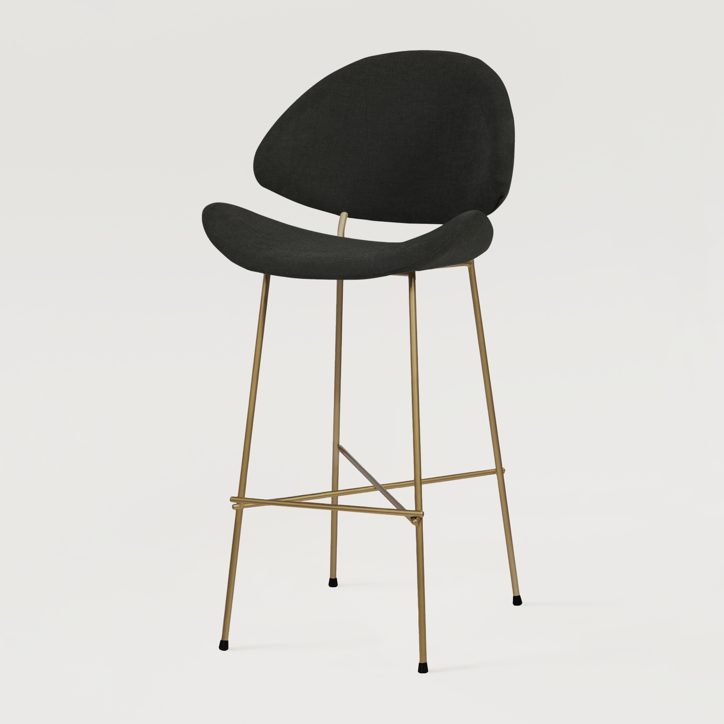 Bar stool Cheri Bar Trend Copper High - Black