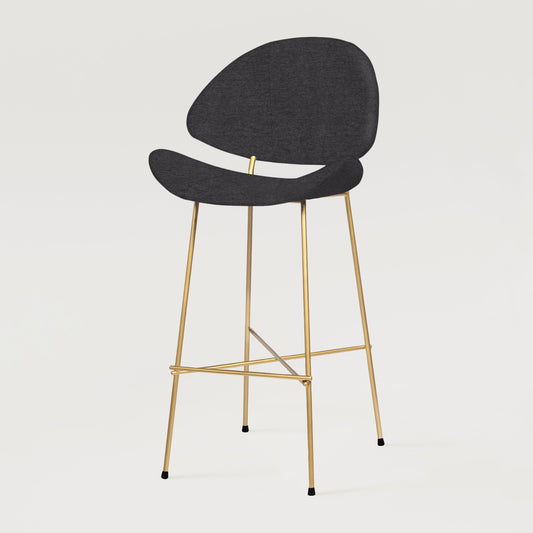 Bar stool Cheri Bar Maero Gold High - Black