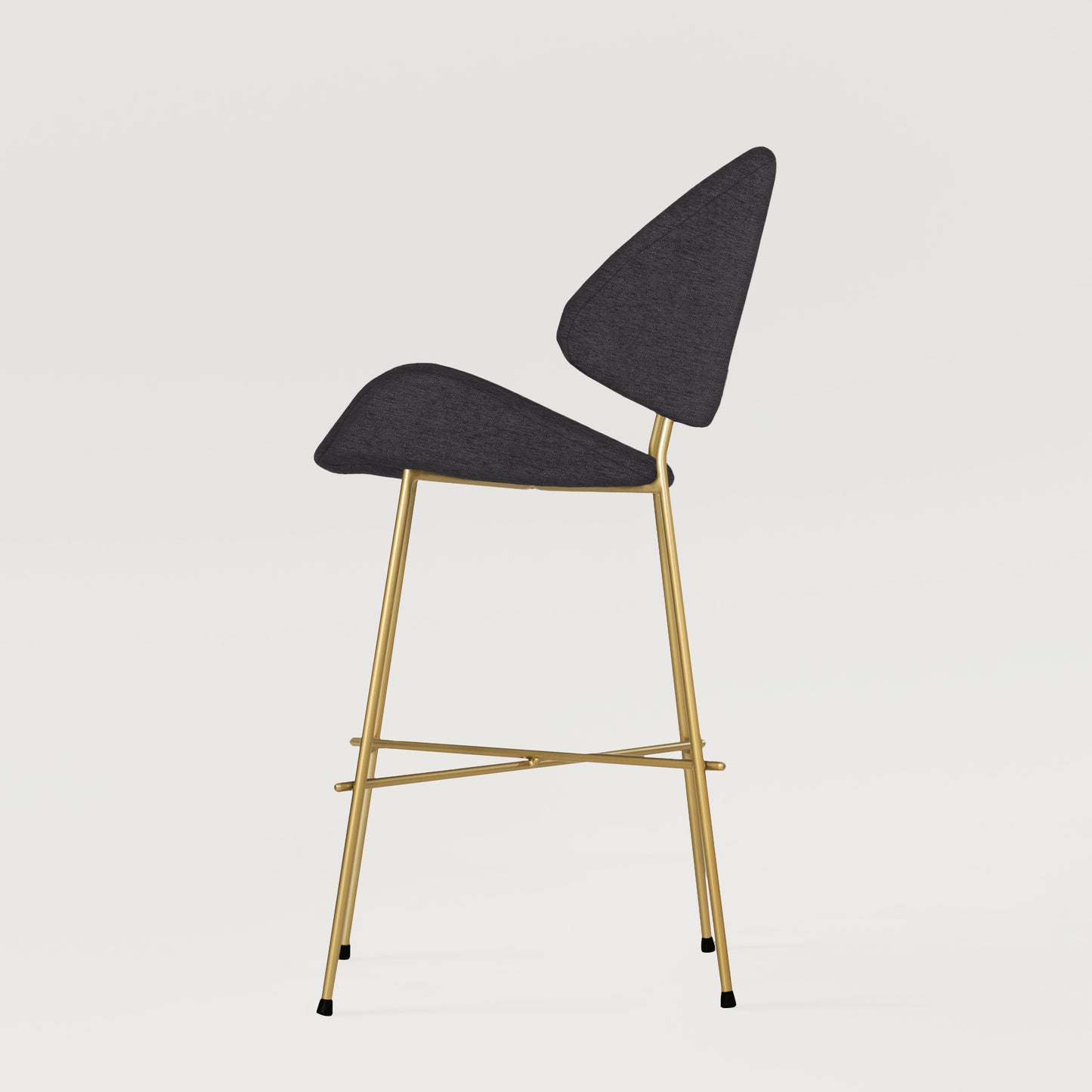 Bar stool Cheri Bar Maero Gold Low - Black