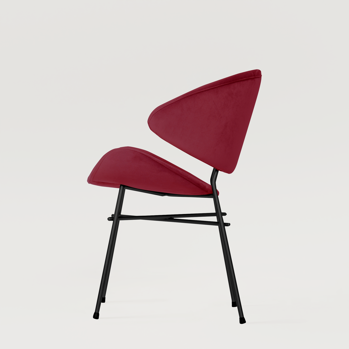 Chair Cheri Velours - Red