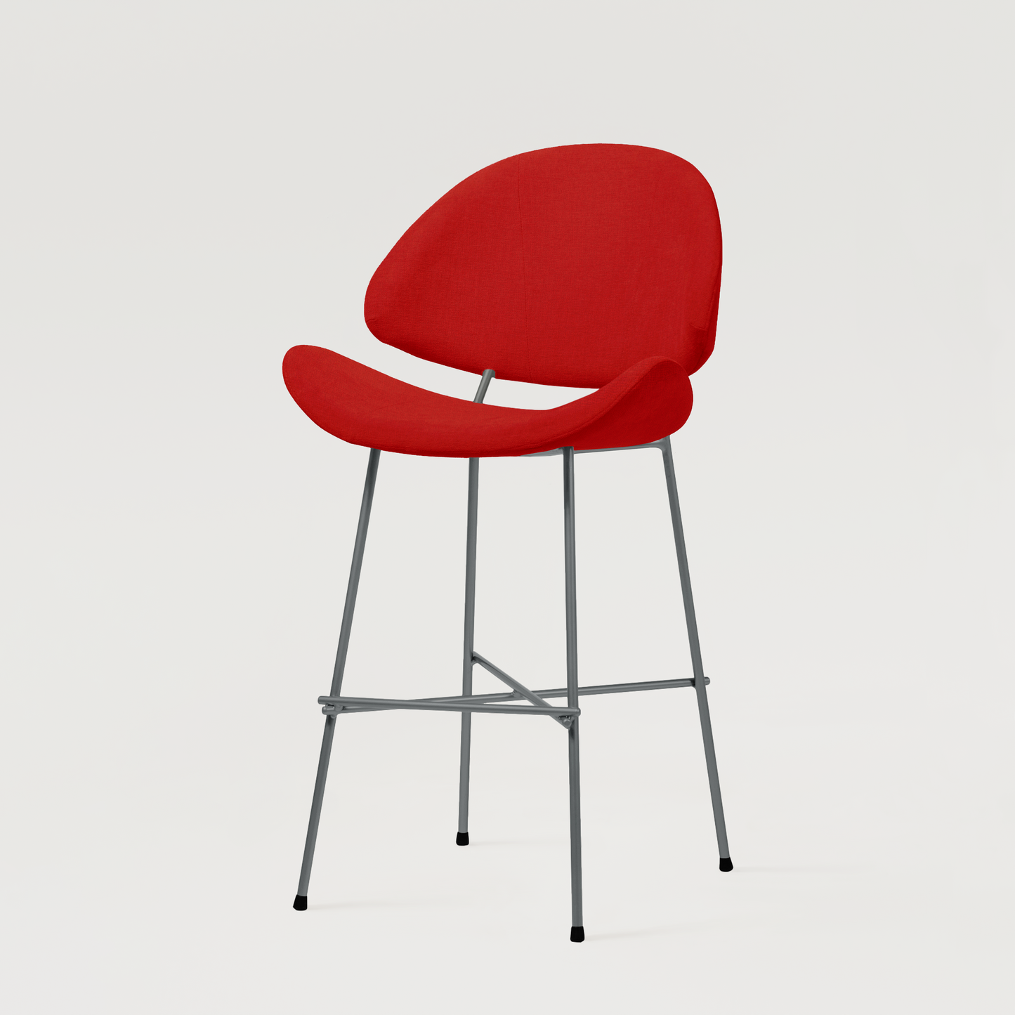 Bar stool Cheri Bar Trend Low - Red