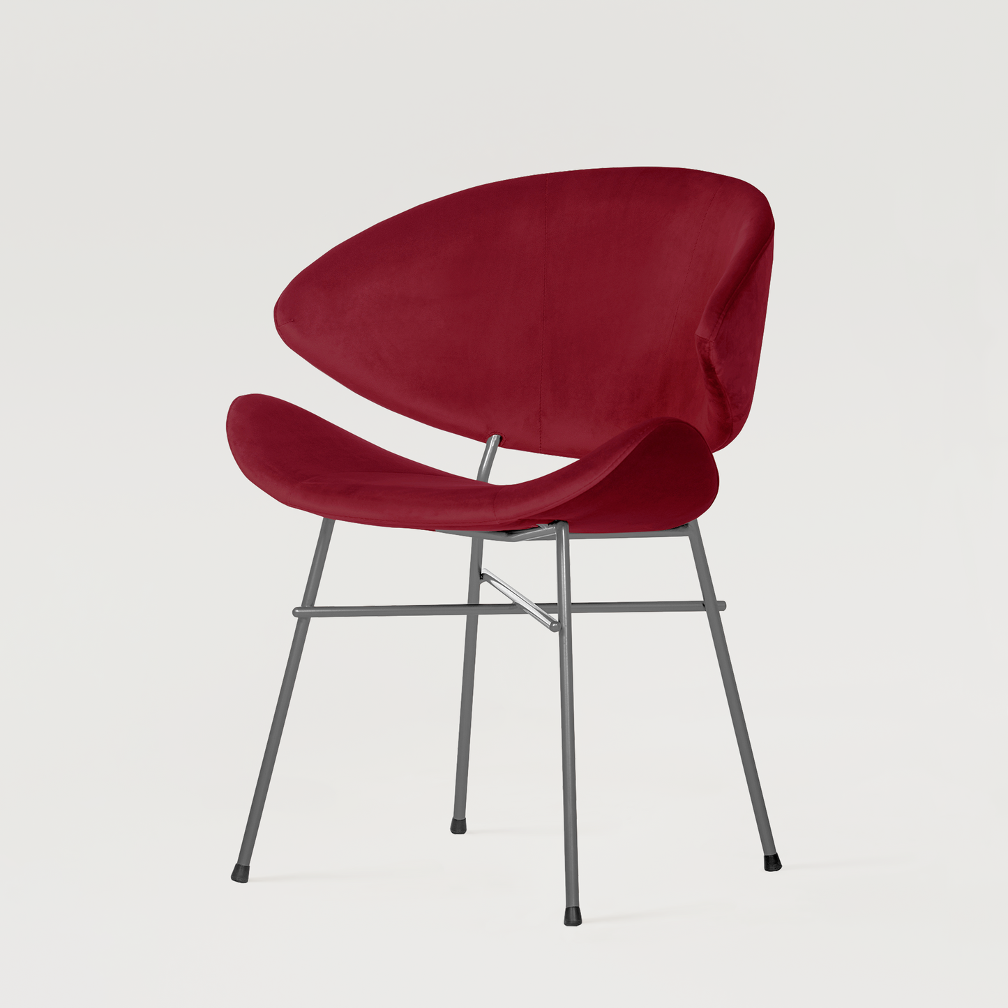 Chair Cheri Velours - Red