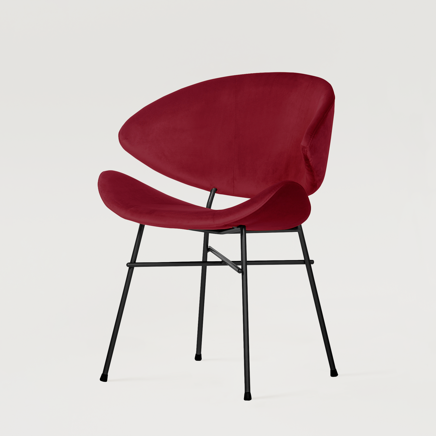 Chair Cheri Velours - Red