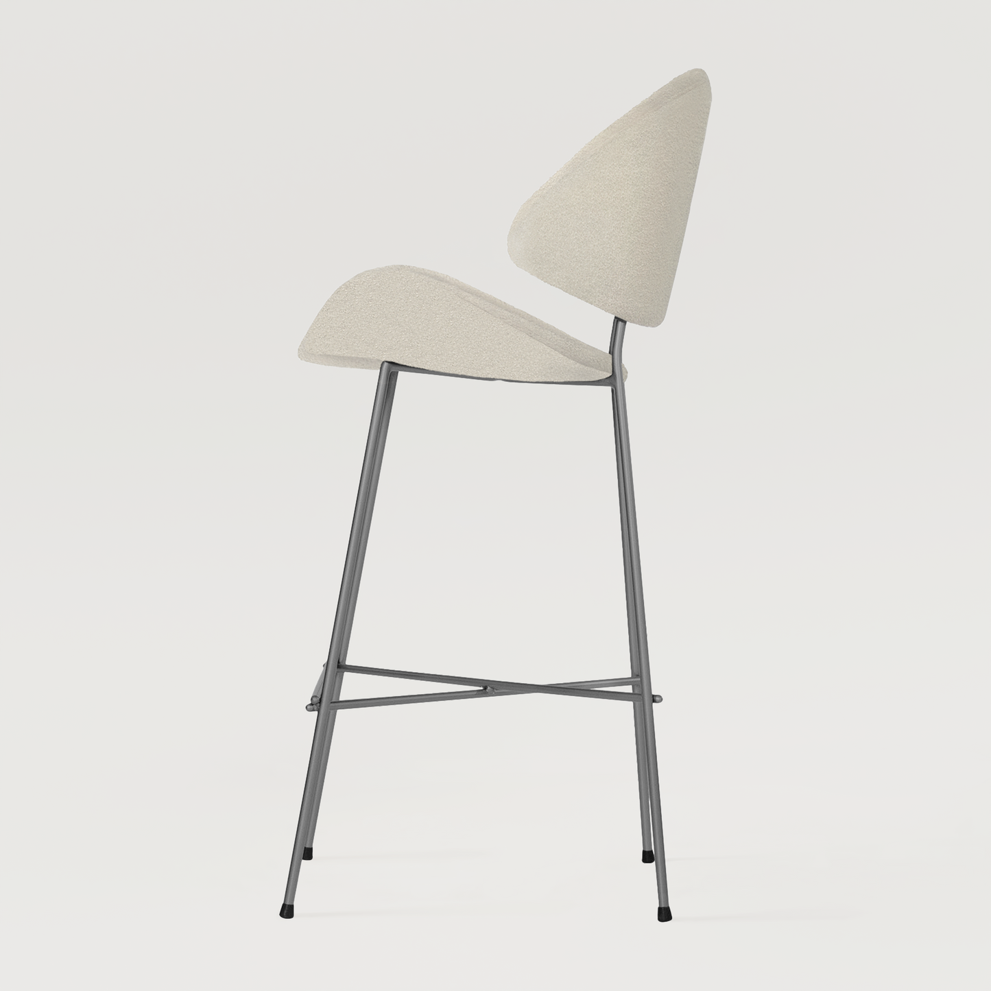 Bar stool Cheri Bar Boucle High - Ecru