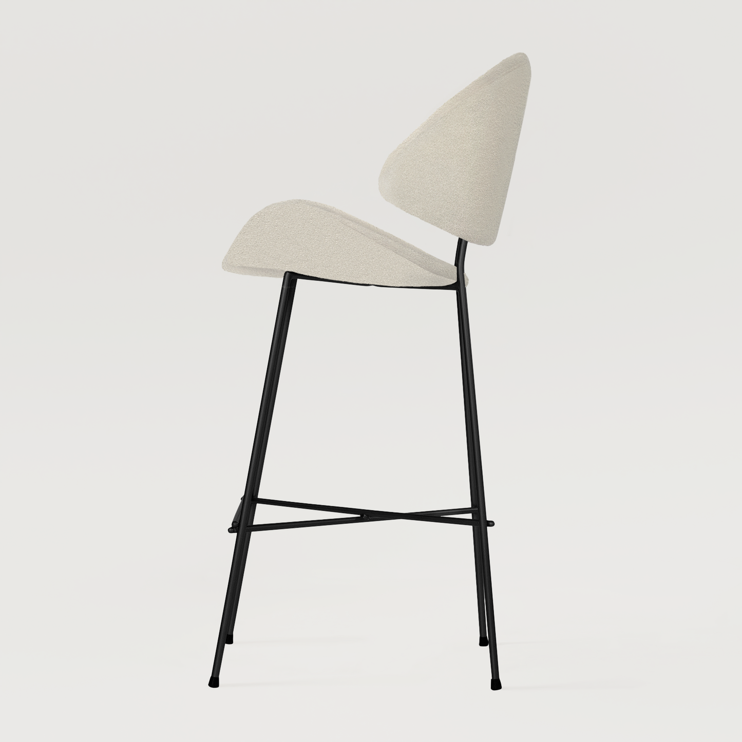 Bar stool Cheri Bar Boucle High - Ecru