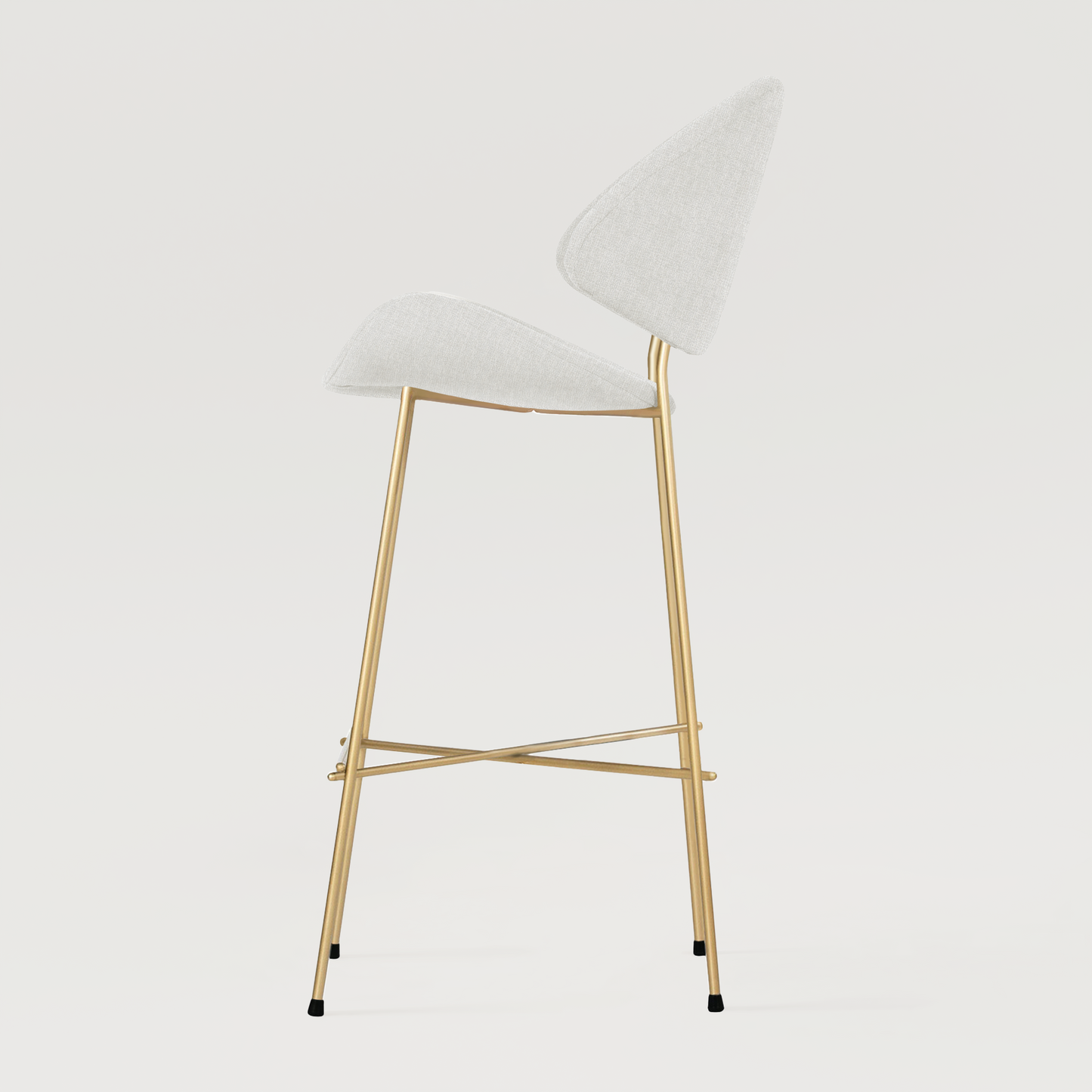 Bar stool Cheri Bar Trend Gold High - Ecru