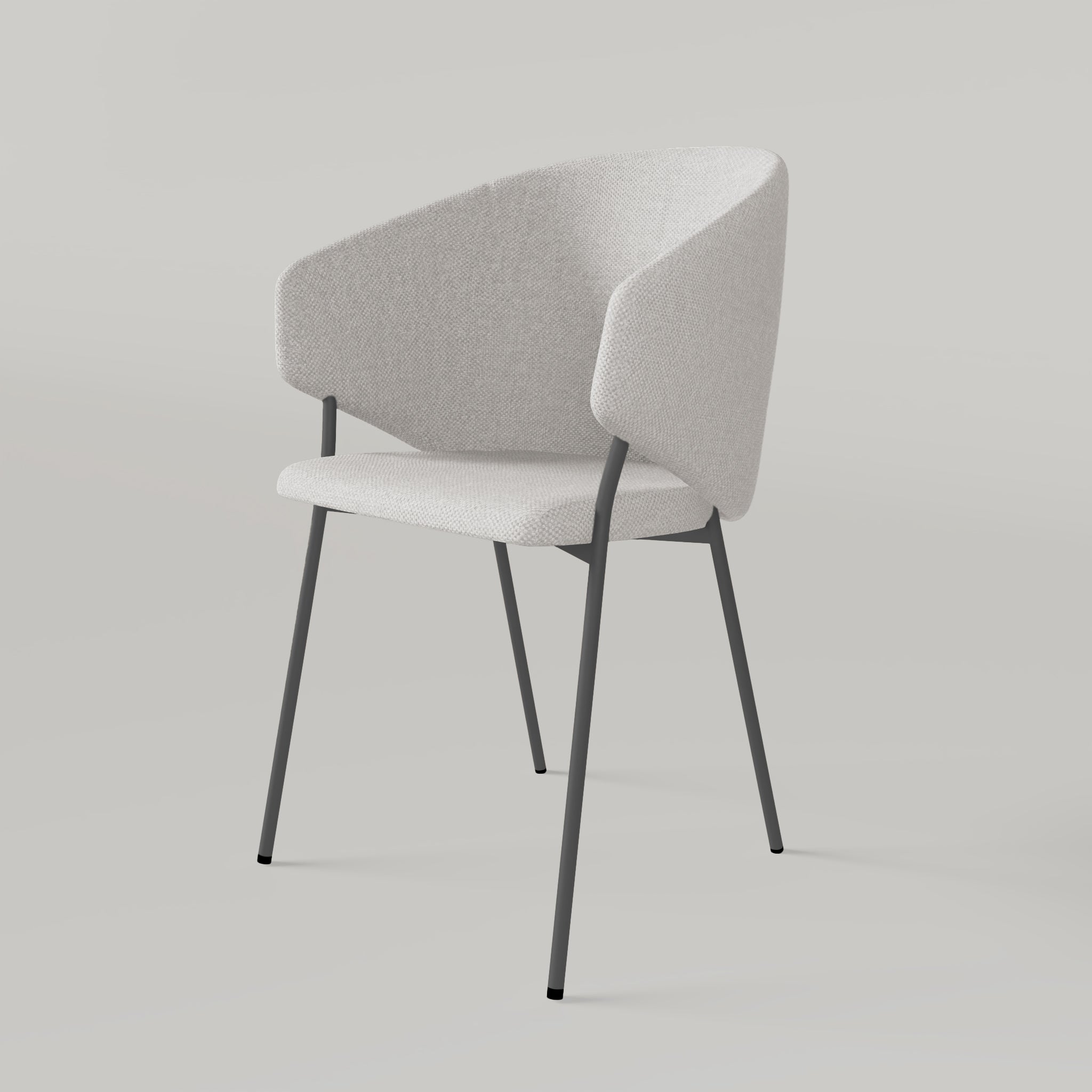 Chair Throne Alvaro Grey - Ecru – Ikershop.eu