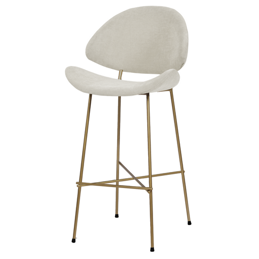 Bar stool Cheri Bar Trend Copper High - Ecru