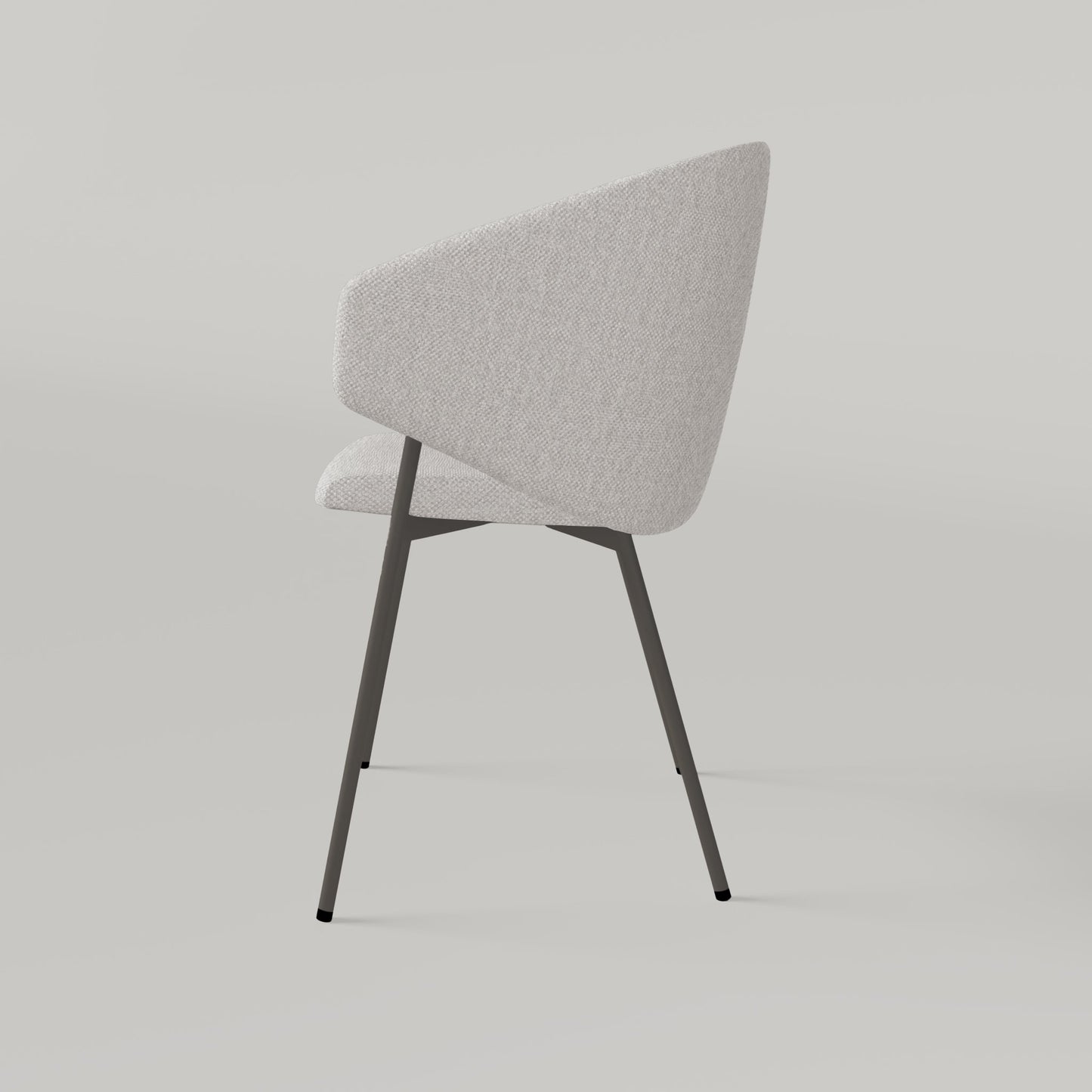 Chair Throne Alvaro Grey - Ecru