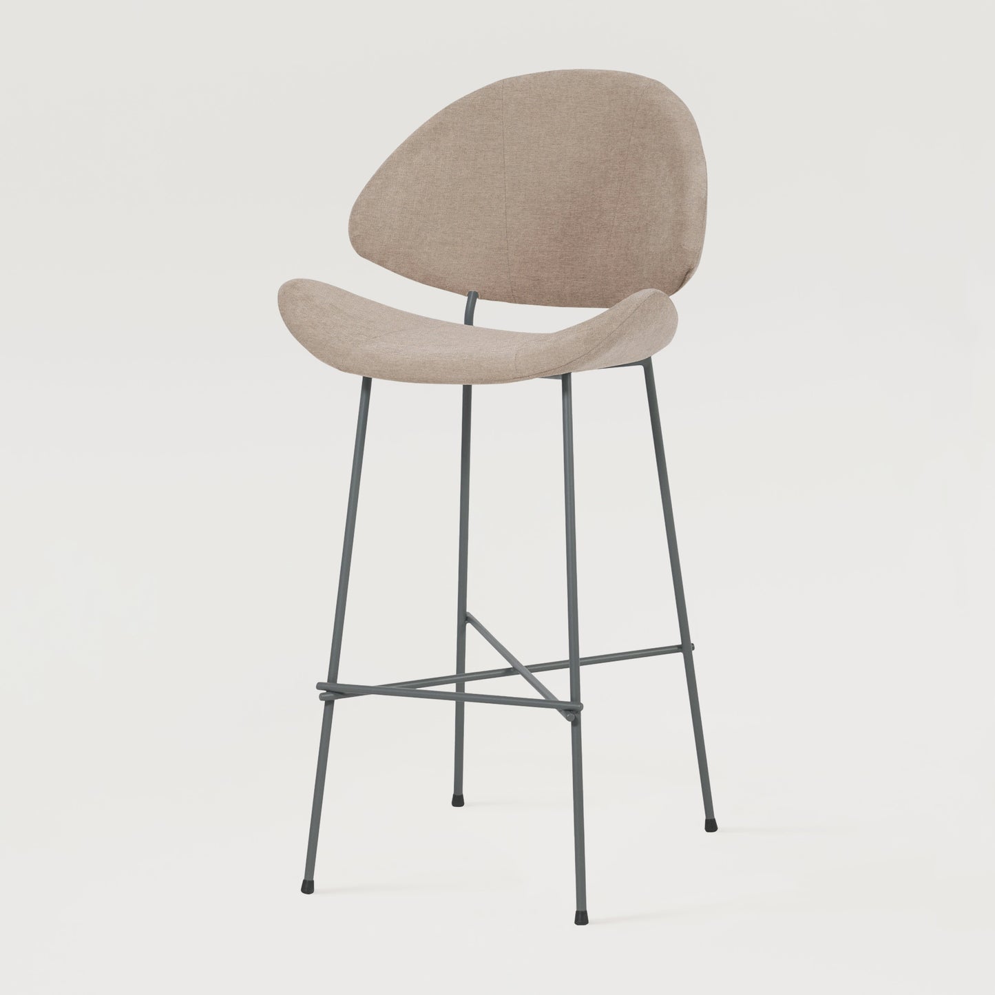 Bar stool Cheri Bar Maero High - Ecru