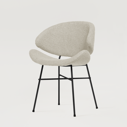 Chair Cheri Boucle - Ecru