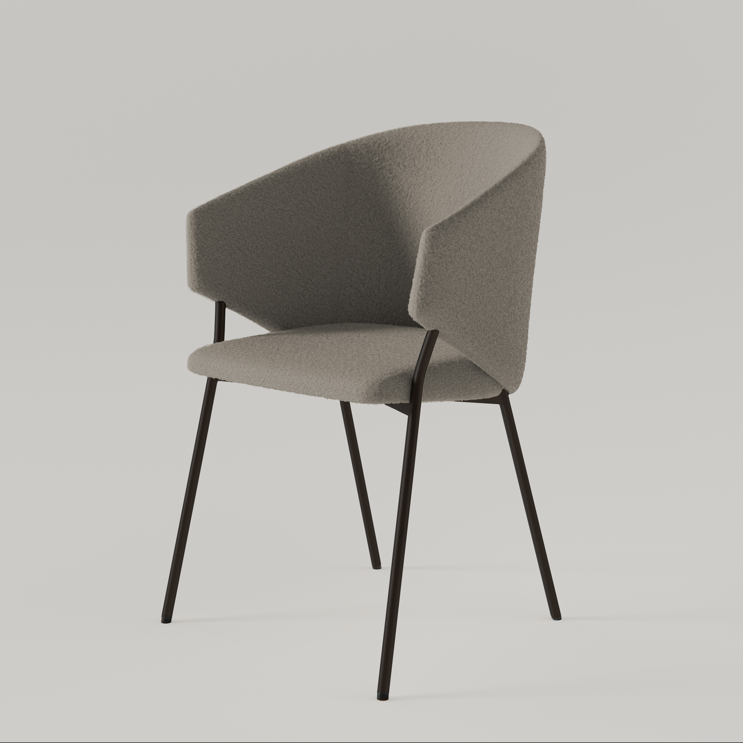 Chair Throne Boucle Standard - 16 - Coffe