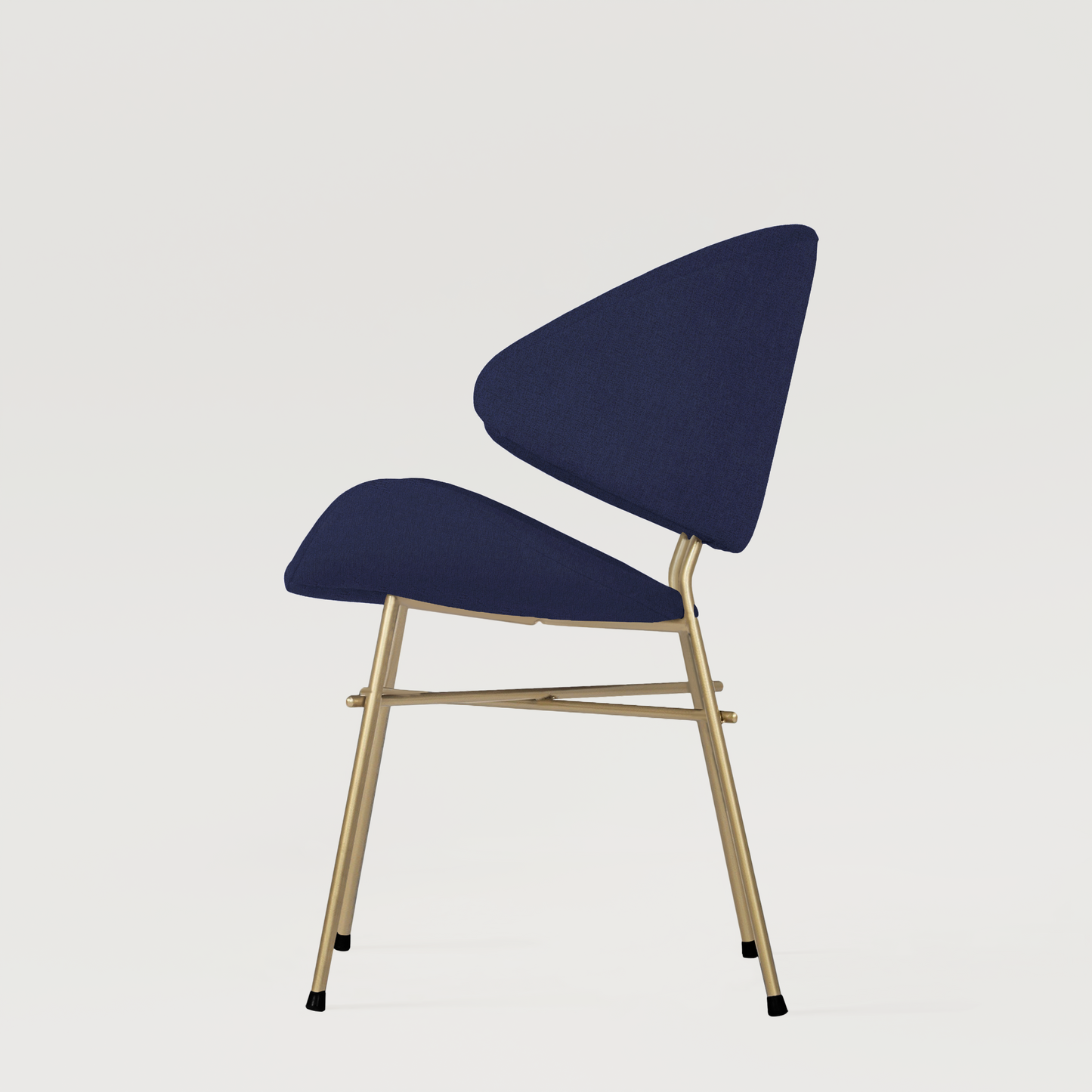 Chair Cheri Trend Gold - Navy Blue