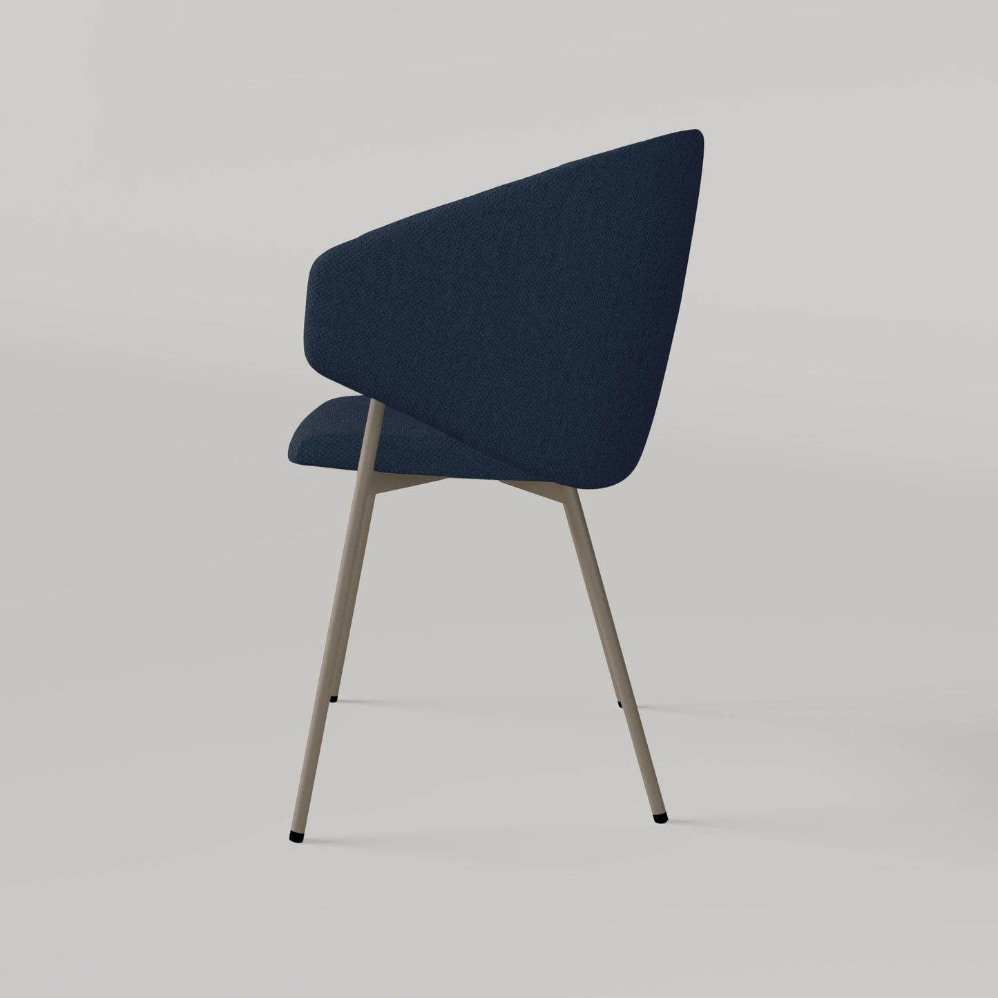 Chair Throne Alvaro Bronze - Navy Blue