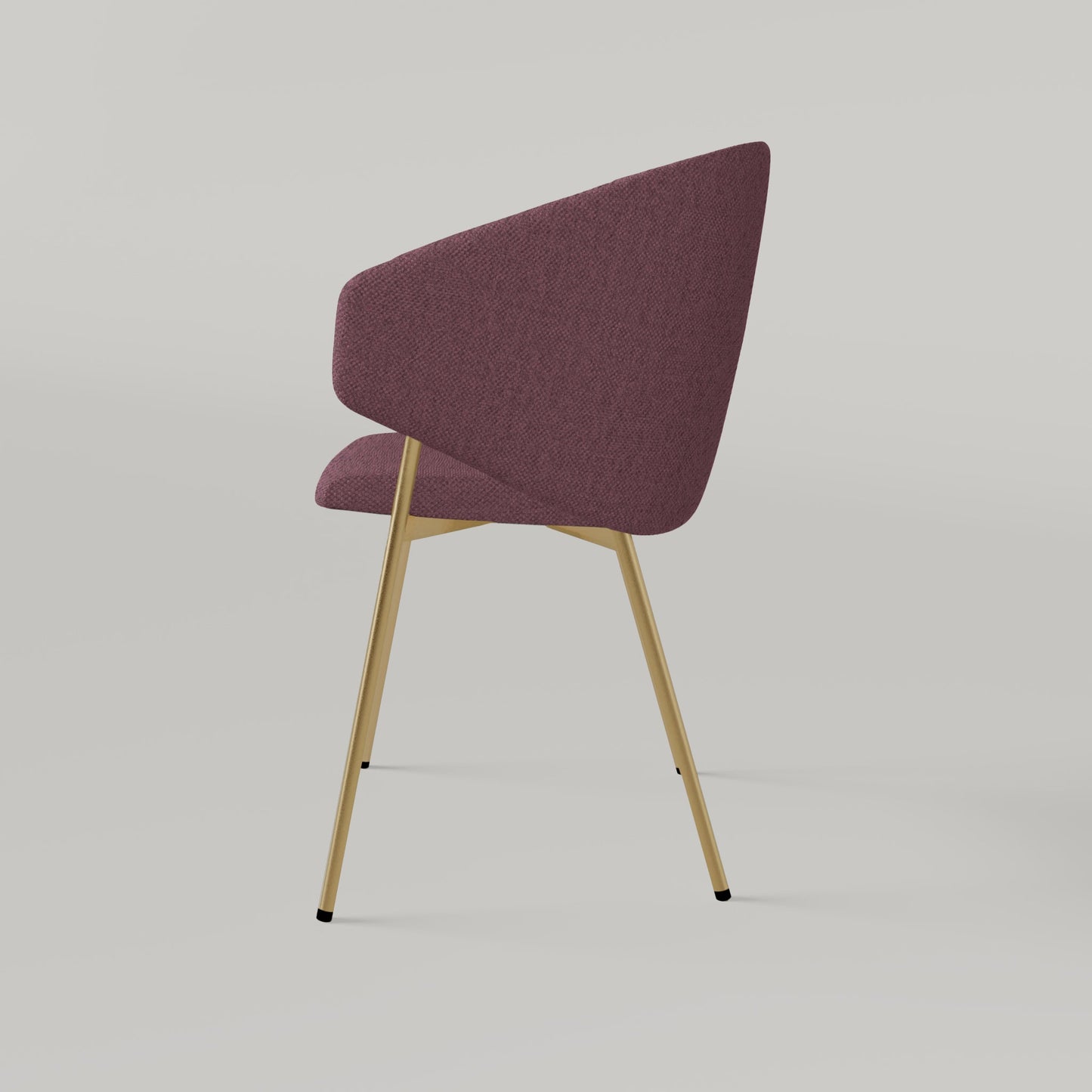 Chair Throne Alvaro Gold - Dusty Rose