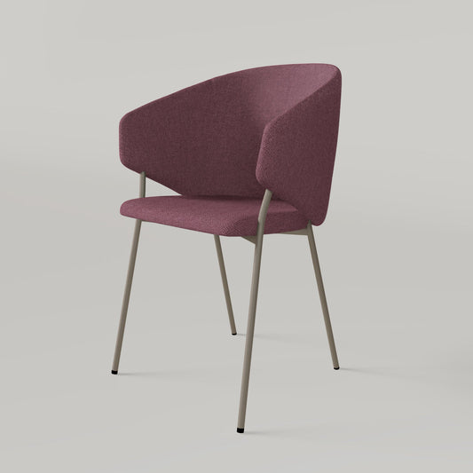 Chair Throne Alvaro Bronze - Dusty Rose