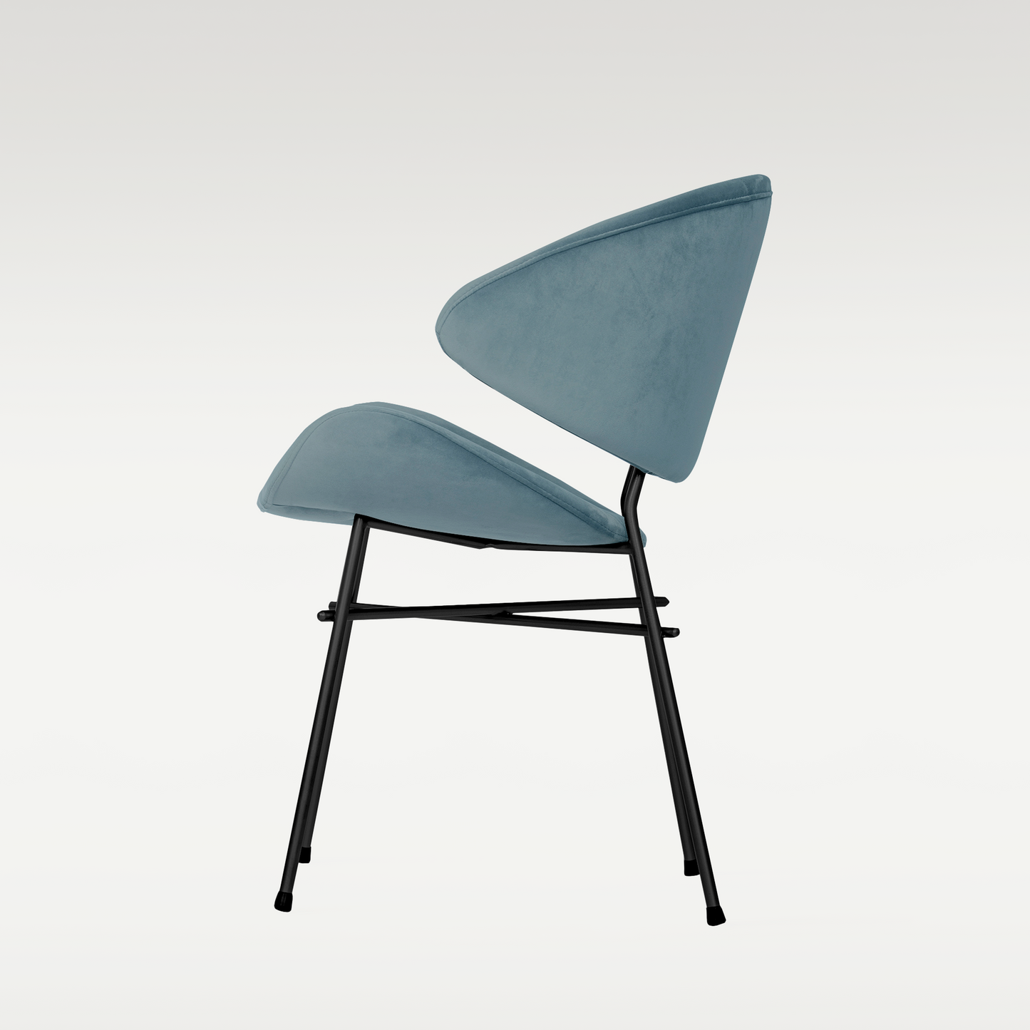 Chair Cheri Velours - Light Blue