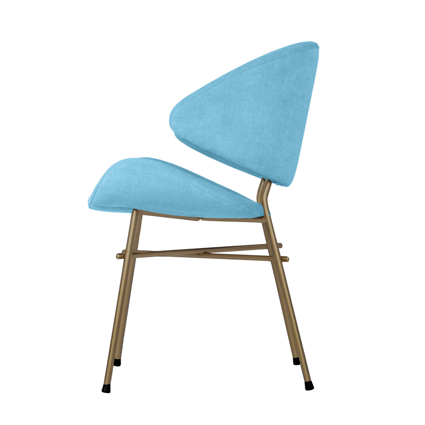 Chair Cheri Trend Copper - Light Blue