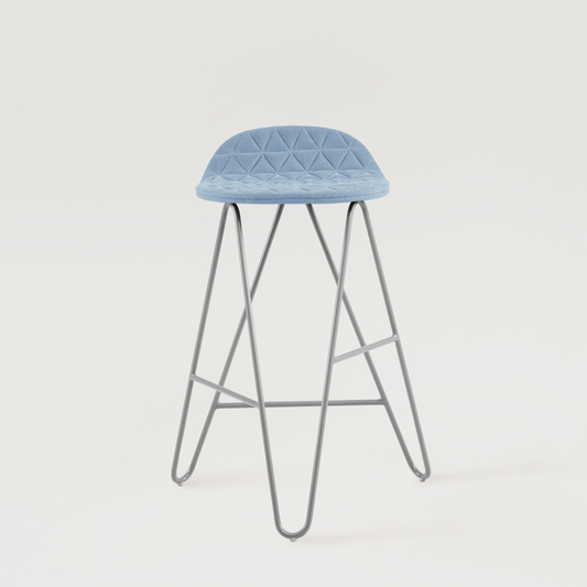 Bar stool Mannequin Bar 02 Low - Light Blue