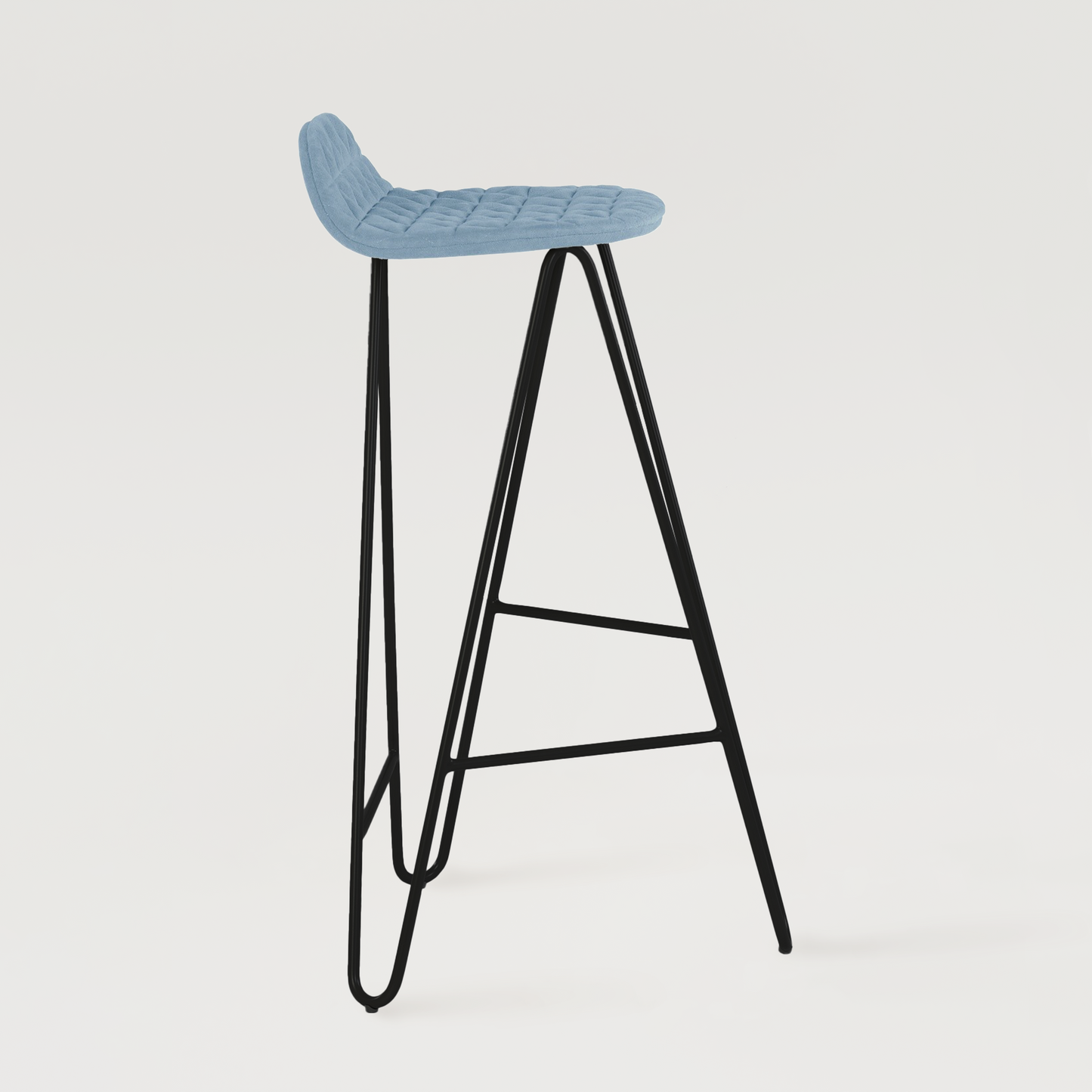 Bar stool Mannequin Bar 02 High - Light Blue
