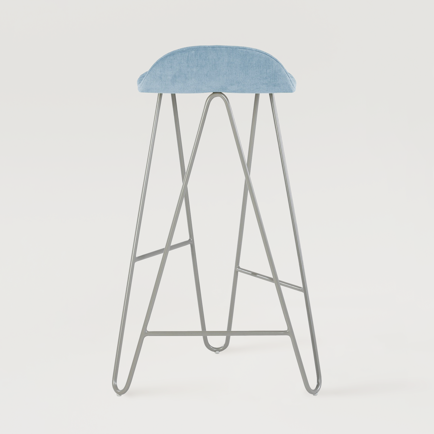 Bar stool Mannequin Bar 02 High - Light Blue