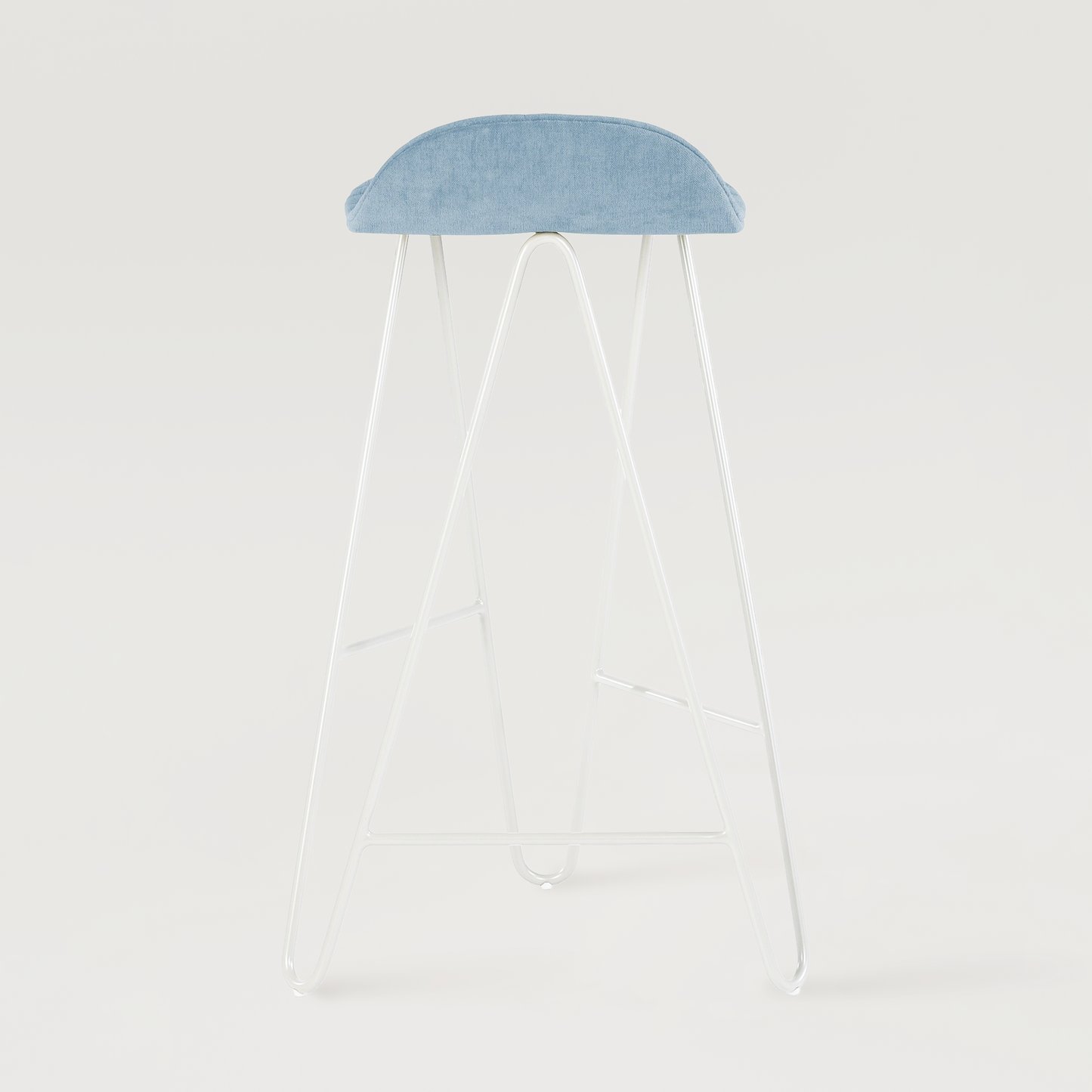 Bar stool Mannequin Bar 02 High - Light Blue