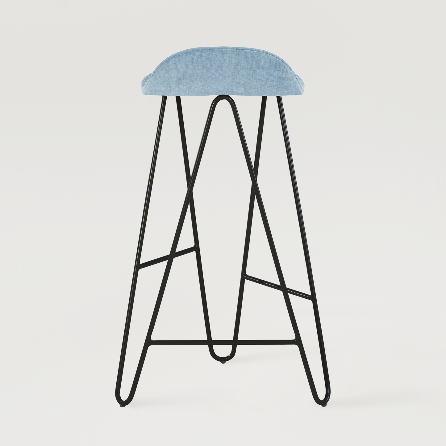 Bar stool Mannequin Bar 02 High - Light Blue