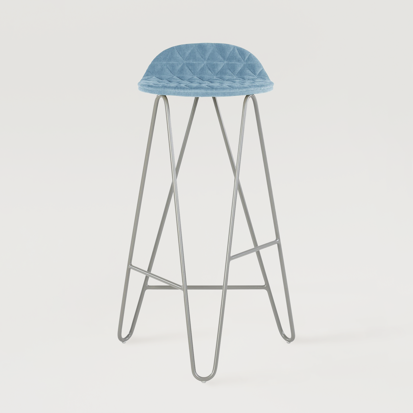 Bar stool Mannequin Bar 02 High - Light Blue