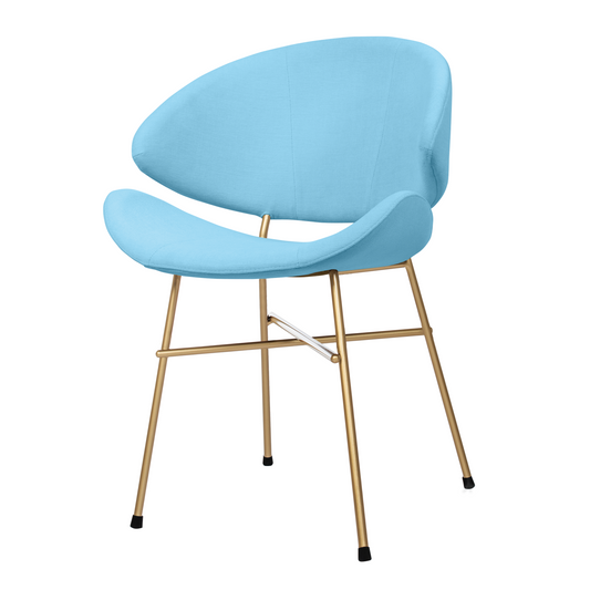 Chair Cheri Trend Gold - Light Blue